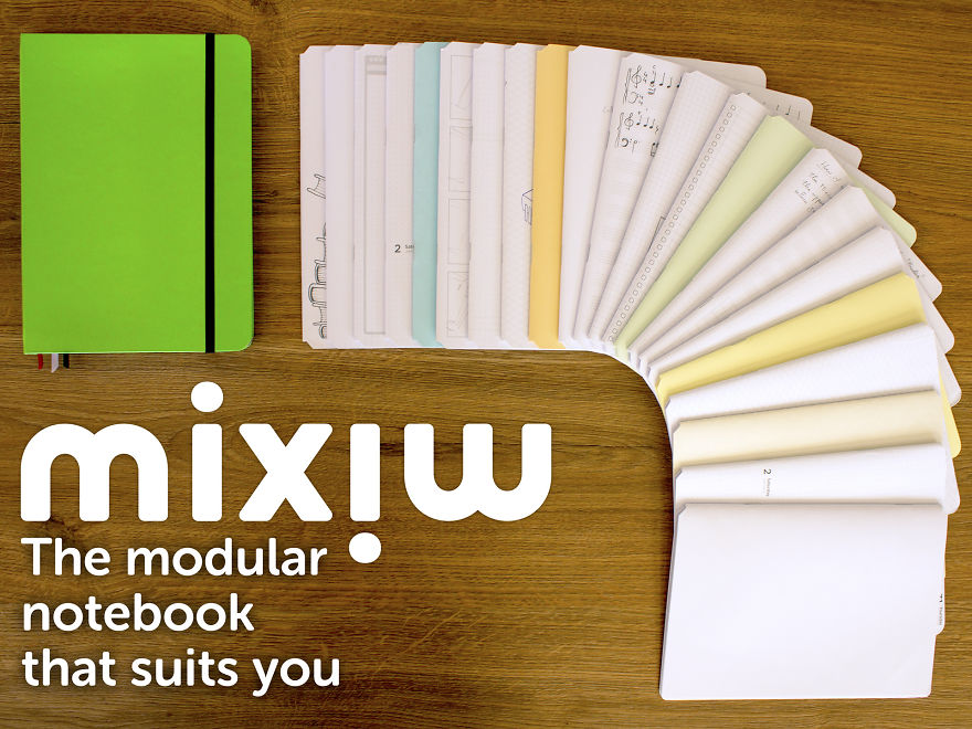 Mixiw, The Modular Notebook That Suits Everyone's Needs Mixiw, The Modular Notebook That Suits Everyone's Needs