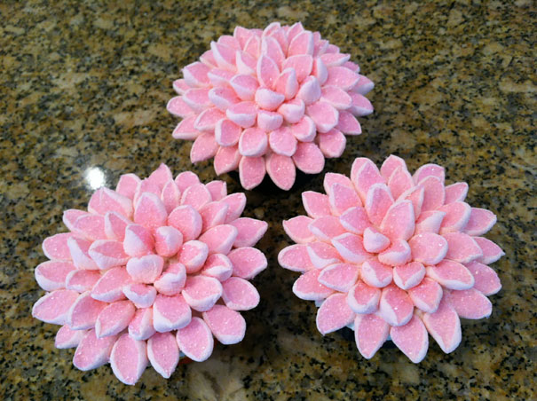 Chrysanthemum Cupcakes