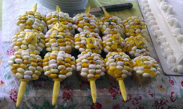 Buttered Corn Cupcakes
