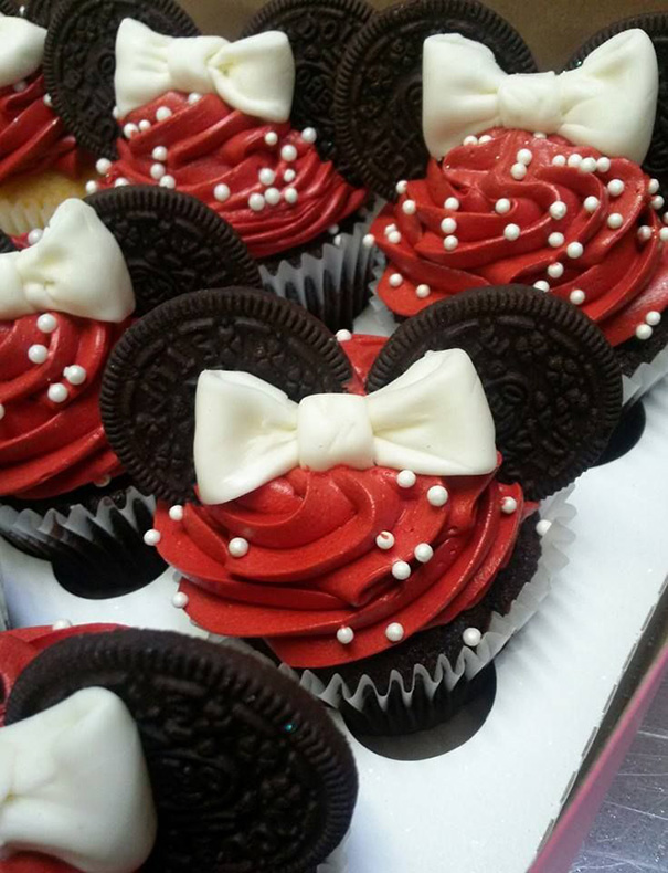 Oreo-Mini Mouse Cupcakes