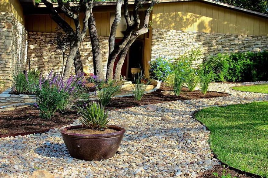Most Fantastic Pictures Of Front Yard Landscaping Ideas With Stones