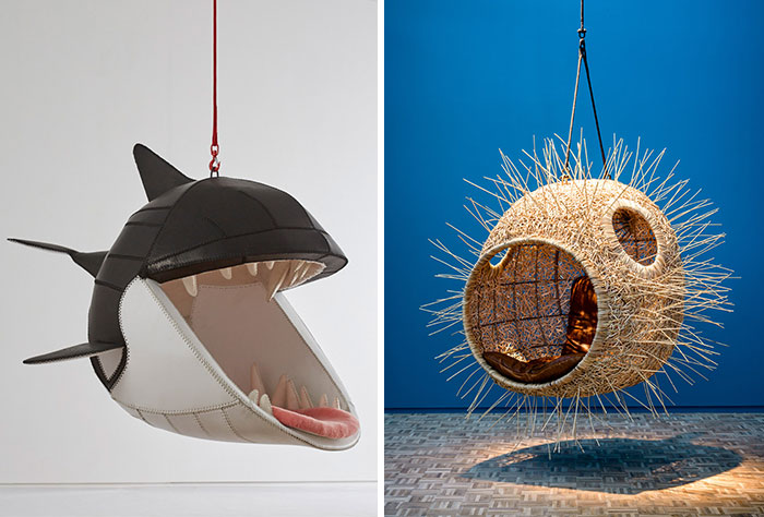Hanging Animal Chairs Let You Sit In The Mouths Of Deadly Predators