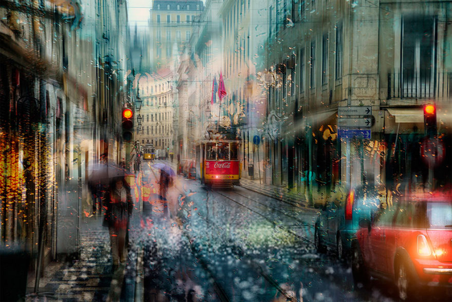 rain-street-photography-glass-raindrops-oil-paintings-eduard-gordeev-3