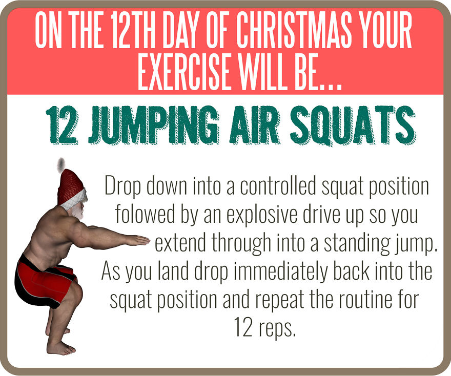 Santa Got Ripped This Christmas In Just 12 Days!