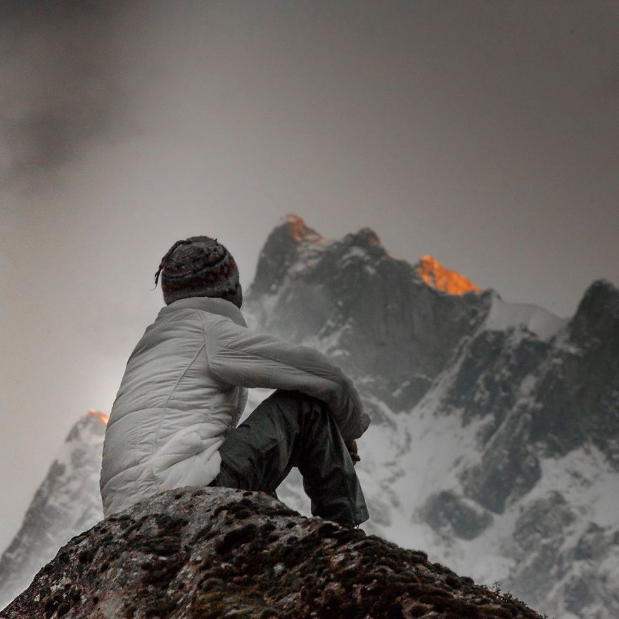 Self Portrait Around The Himalayas.