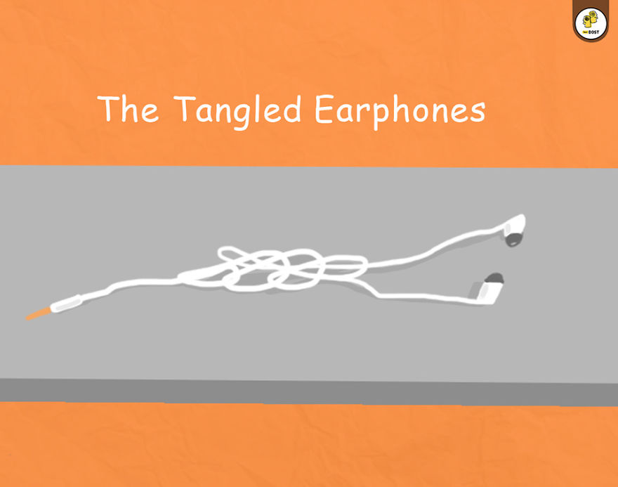 Tangled Earphones