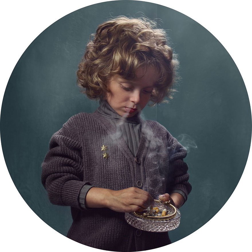 Smoking Kids: Photoshoot Shows How Adults Influence Youth