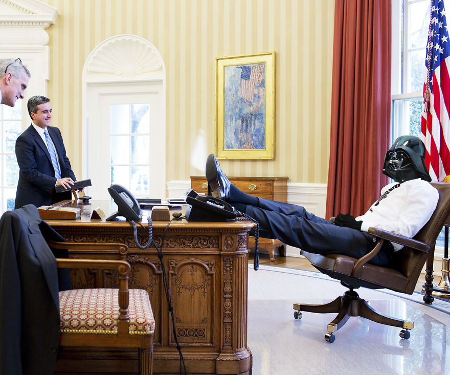 Darth Vader At Home In The Oval Office