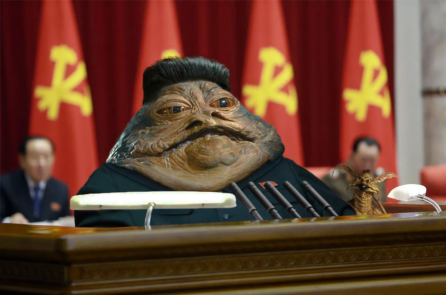 Jabba The Hutt As Leader Of North Korea