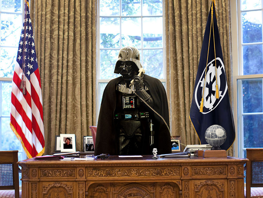 Darth Vader In The Oval Office
