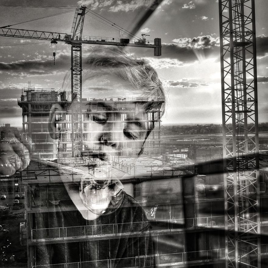 Surreal Cityscapes And Portraits I Created In-Camera Without Photoshop
