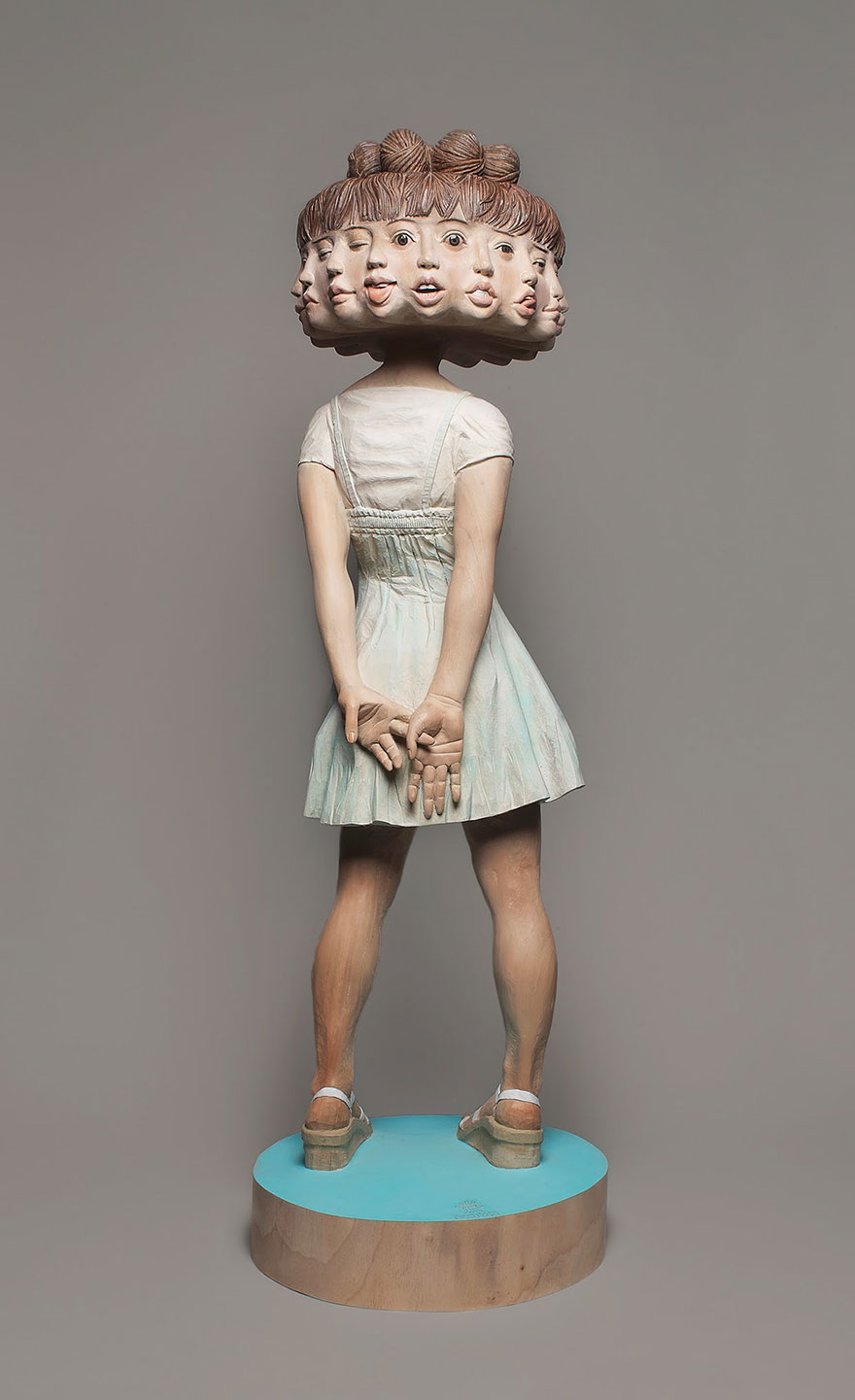 Surreal Wooden Human Statues By Yoshitoshi Kanemaki