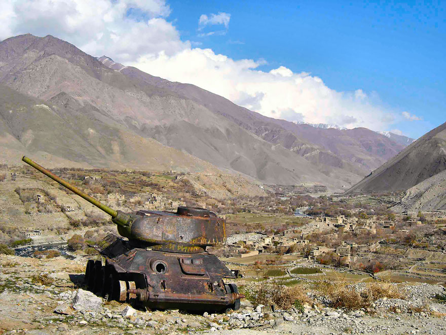 Abandoned Tank In Afghanistan