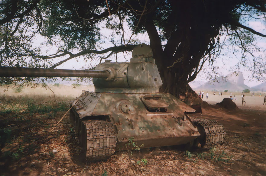 Abandoned Tank In Cuamba, Mozambique