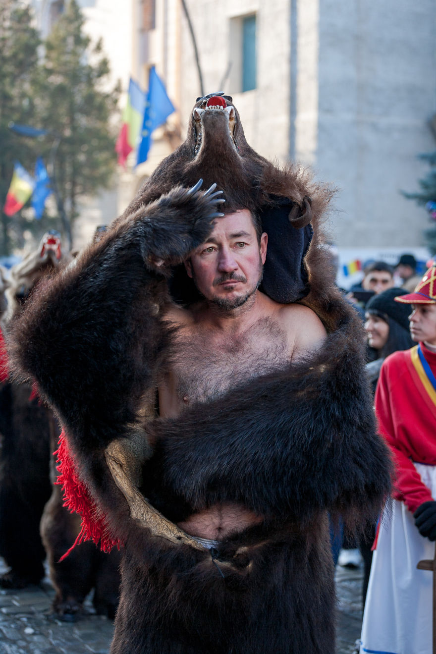 The Christmas And New Year's Eve Traditions In Romania Isn't About Pandas. We Have Brown Bears.