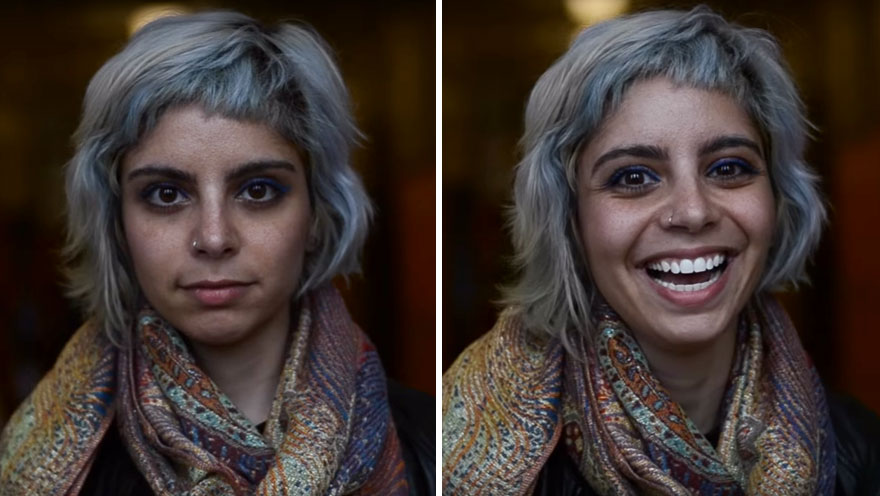 Student Captures What Happens When People Are Told They Are Beautiful