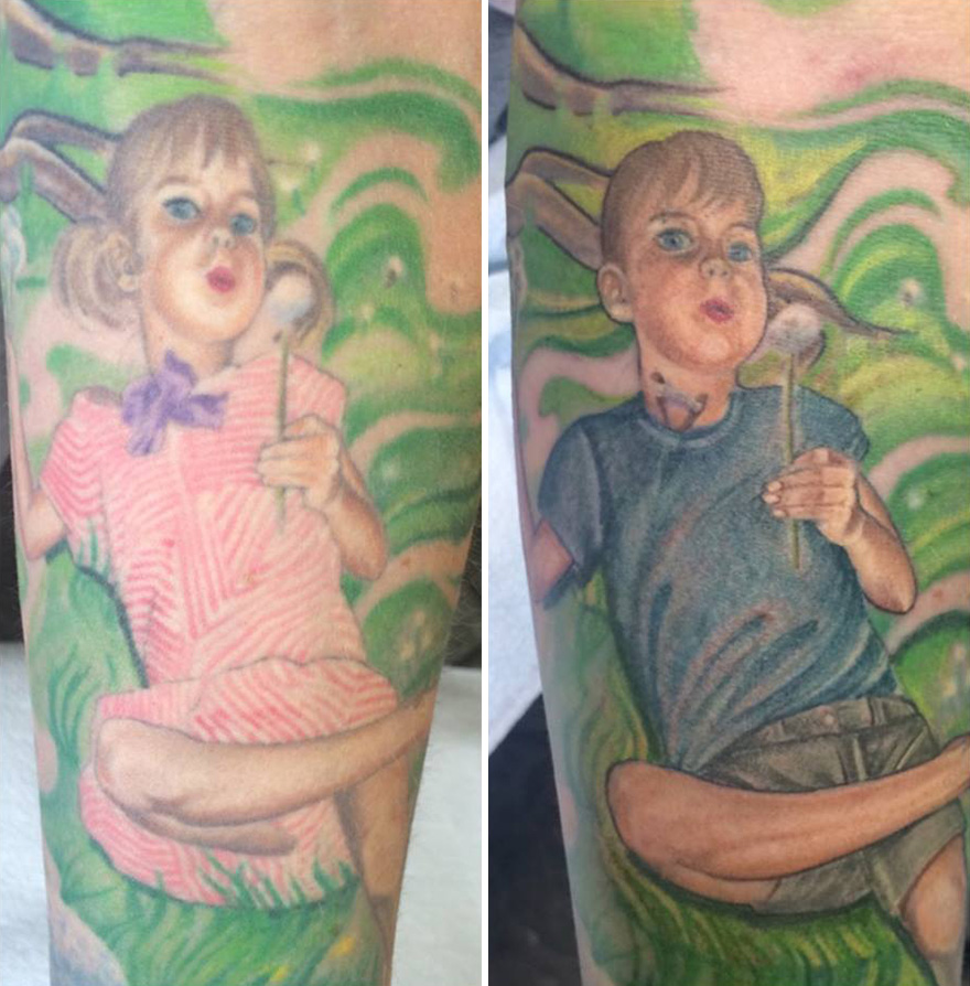 Mom Updated Her Tattoo To Support Transgender Son