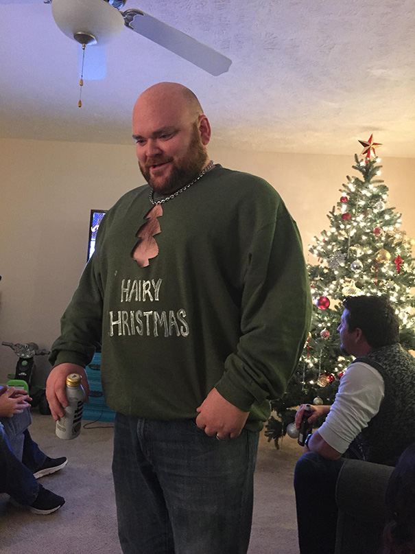 Ugliest Christmas Sweater I've Seen This Year