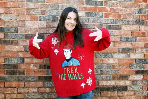 A Trekky Christmas Sweater