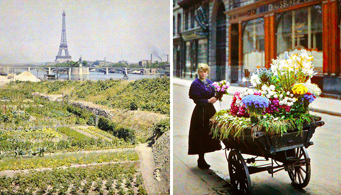 55 Rare Color Photos Of Paris Taken 100 Years Ago