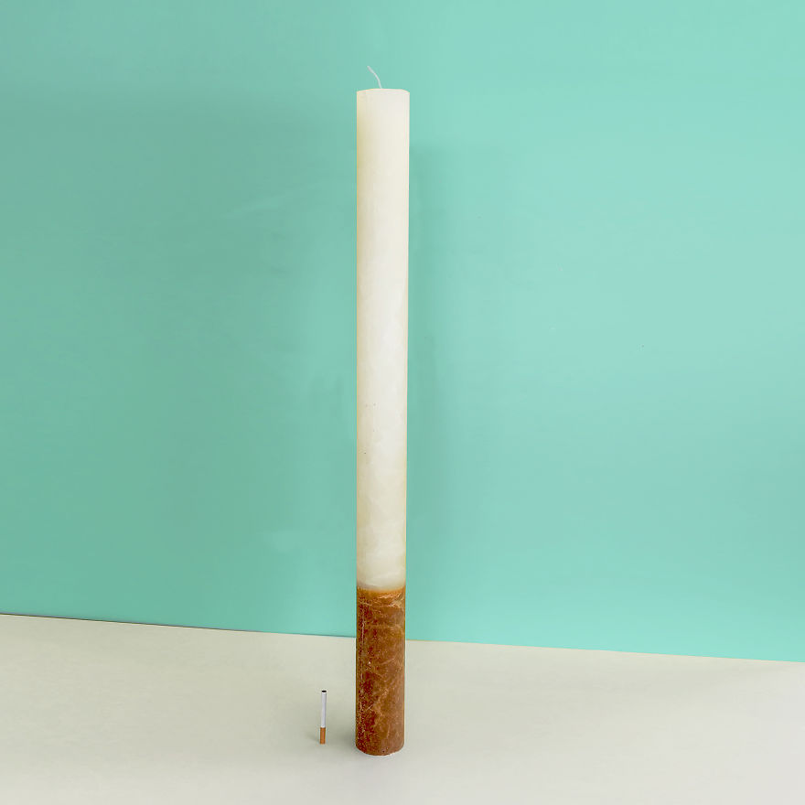 We Want To Help People Stop Smoking With This Cigarette Candle. We Want To Help People Stop Smoking With This Cigarette Candle.