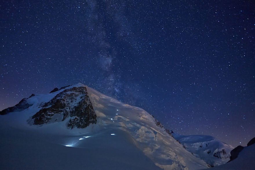 We Went Camping On Alpine Glaciers To Capture The Beauty Of The Starry Skies