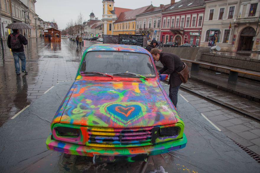 What Happens If You Leave A Car In The City Center Of Cluj, Romania?