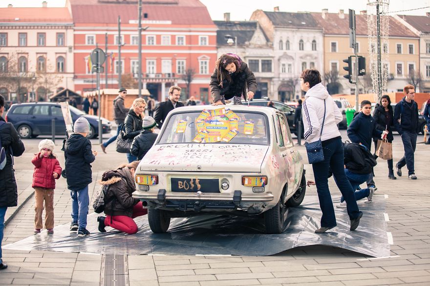 What Happens If You Leave A Car In The City Center Of Cluj, Romania?