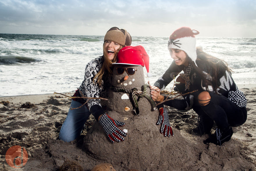 Winter In Florida, & The (sand)snowman Winter In Florida, & The (sand)snowman
