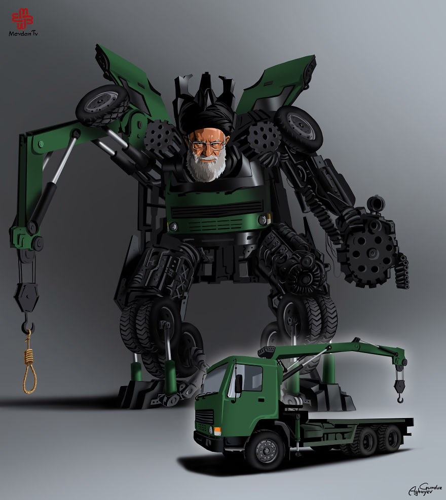 World Leaders Illustrated As Transformers By Gunduz Aghayev