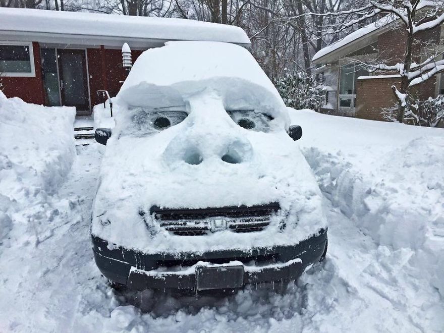 Snow Got You Down? Put On Your Happy Face!