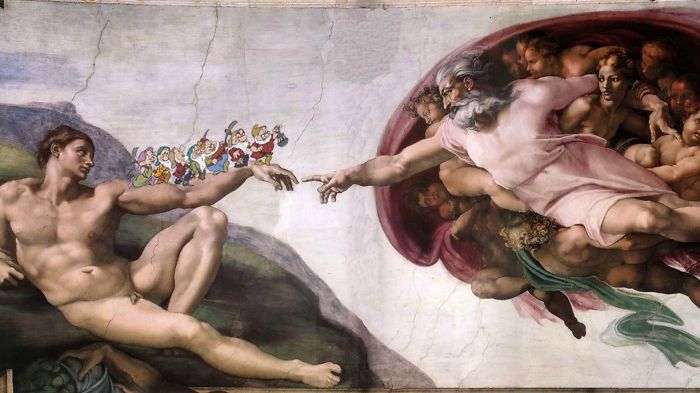 Michelangelo's The Creation Of Adam