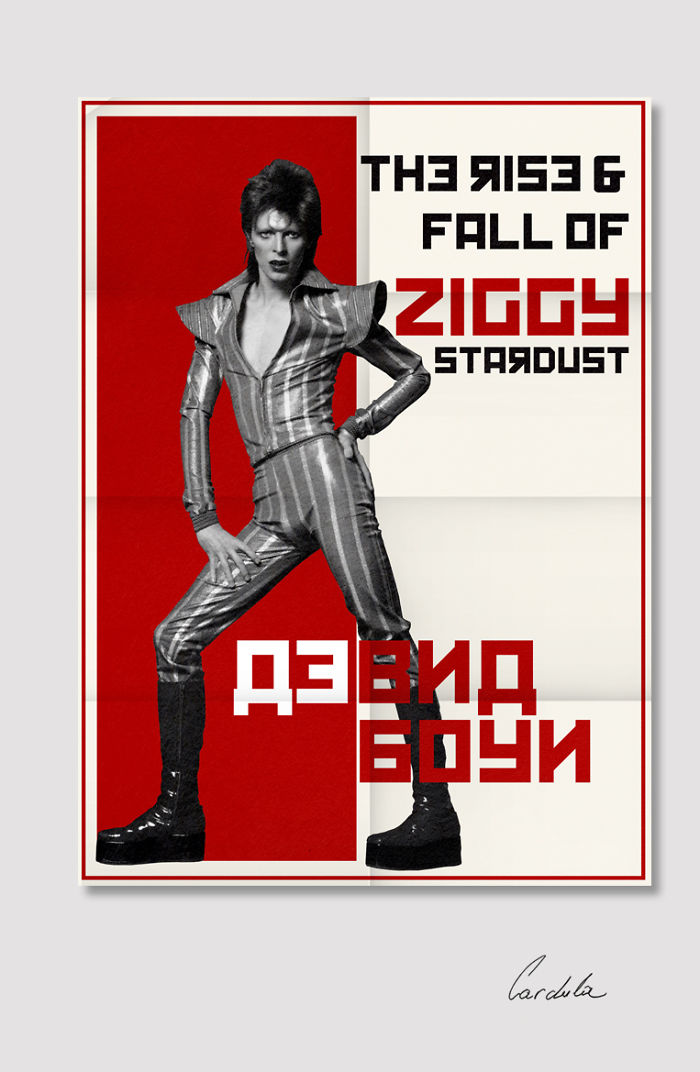 David Bowie In Retro Soviet Posters