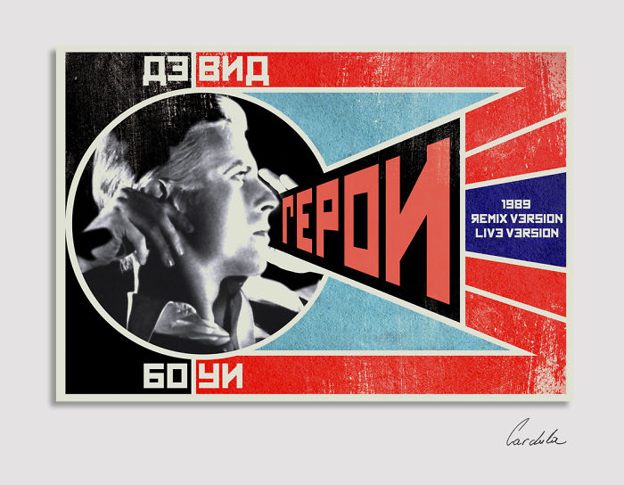 David Bowie In Retro Soviet Posters