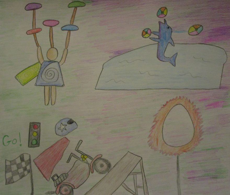 I Draw Pictures With Meaningful Messages.