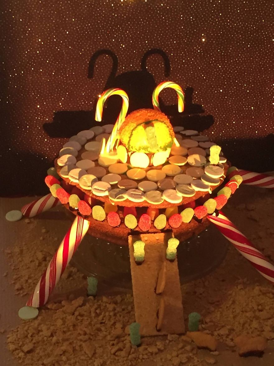 I Constructed Downton Abbey Out Of Gingerbread And Candy. It's All Edible.