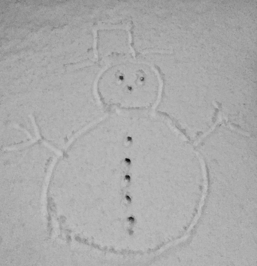 How To Make A Snowman In Knoxville, Tn, When There Isn't Enough Snow.