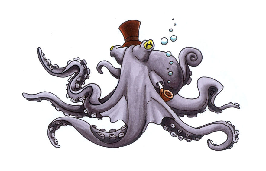 Steampunkin' Octopus