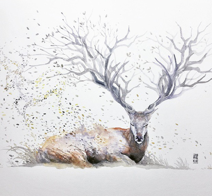 Watercolor Has An Unpredictable Character That Lets Me Create Expressive Animal  Paintings | Bored Panda