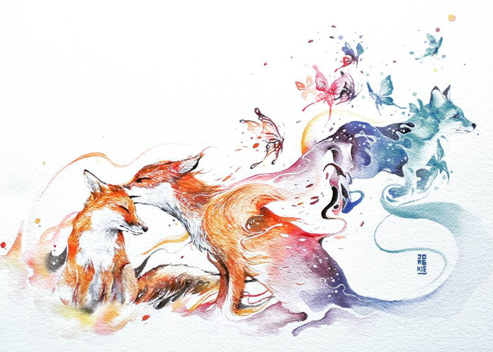 Watercolor Has An Unpredictable Character That Lets Me Create Expressive Animal Paintings