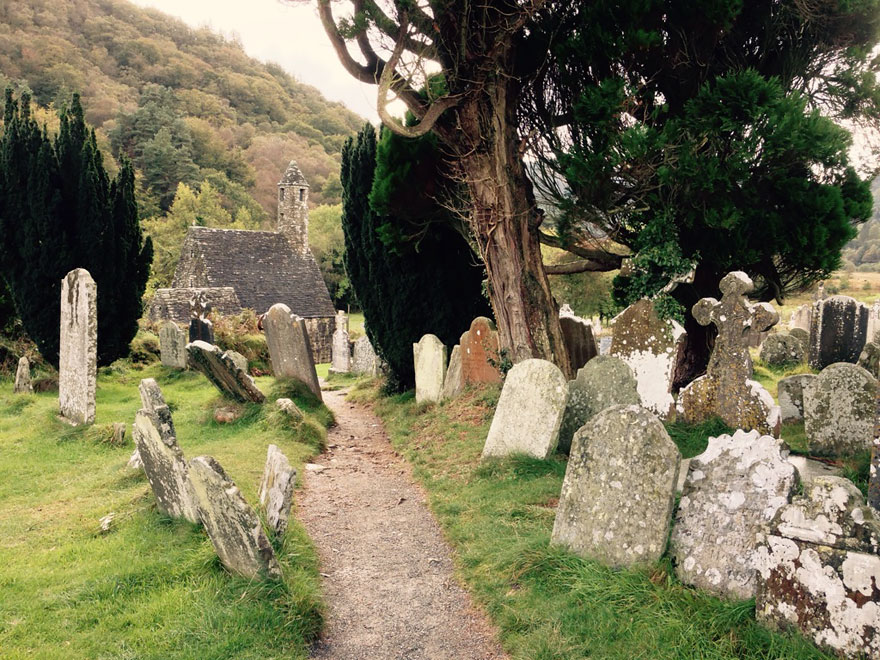 Old Graveyard In Ireland