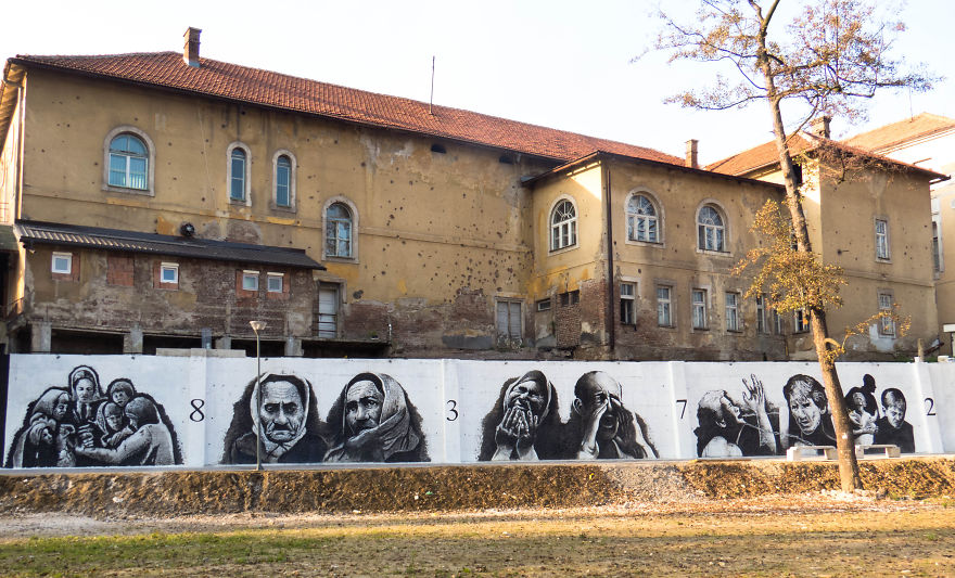Artists Create A Memorial For The 8372 Genocide Victims In Bosnia And Herzegovina