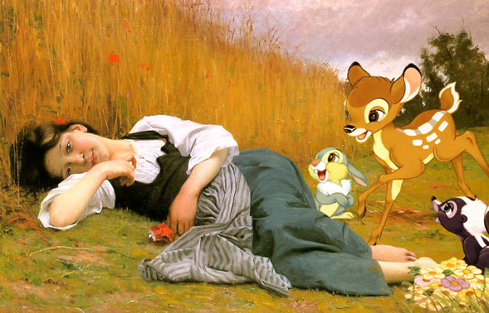 Rest At Harvest, By William Adolphe Bouguereau