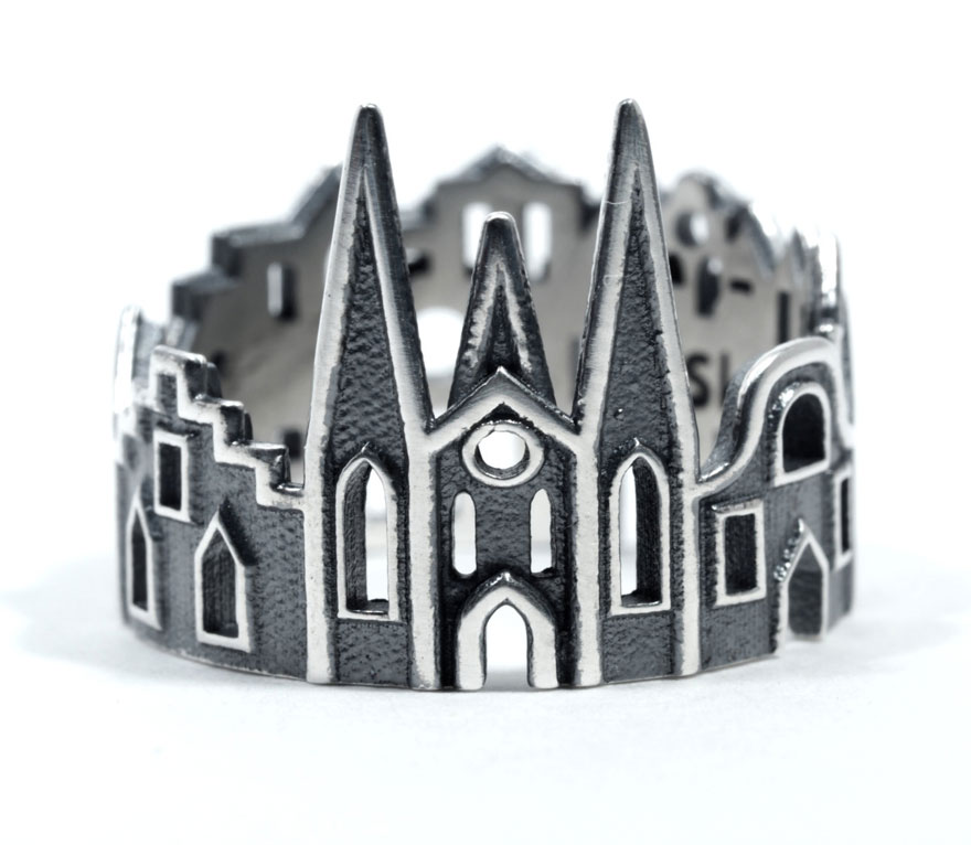 Architecture Rings Let You Wear Your Beloved Cities Wherever You Go