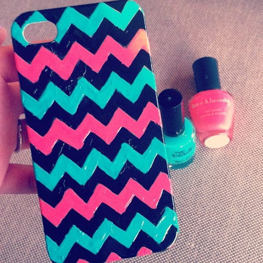 Cute Diy Nailpolish Iphone Cases