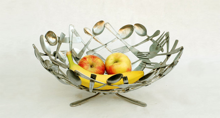 Silverware Fruit Bowl