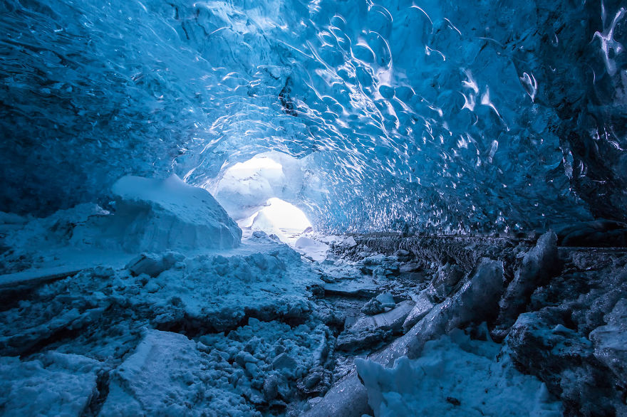 Explore The Crystal Ice Cave With Me