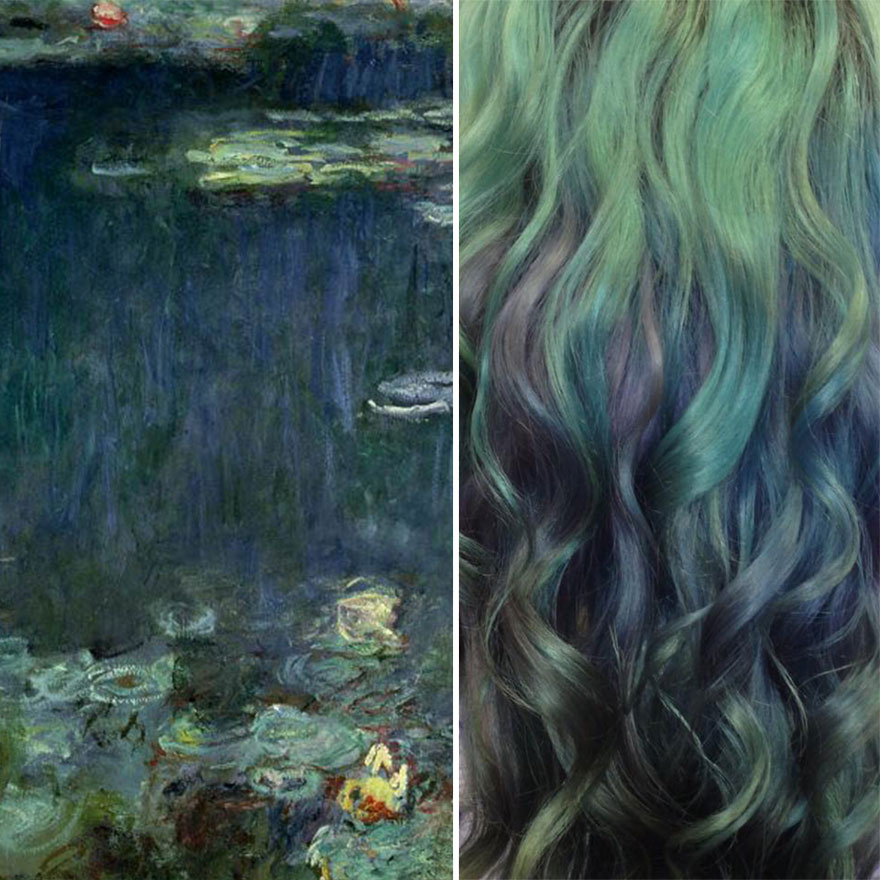 Hairstylist Turns Hair Into Classic Art