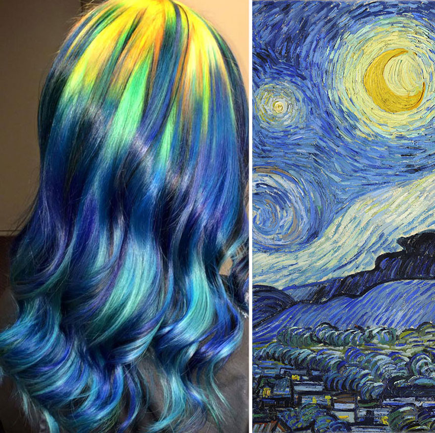 Hairstylist Turns Hair Into Classic Art