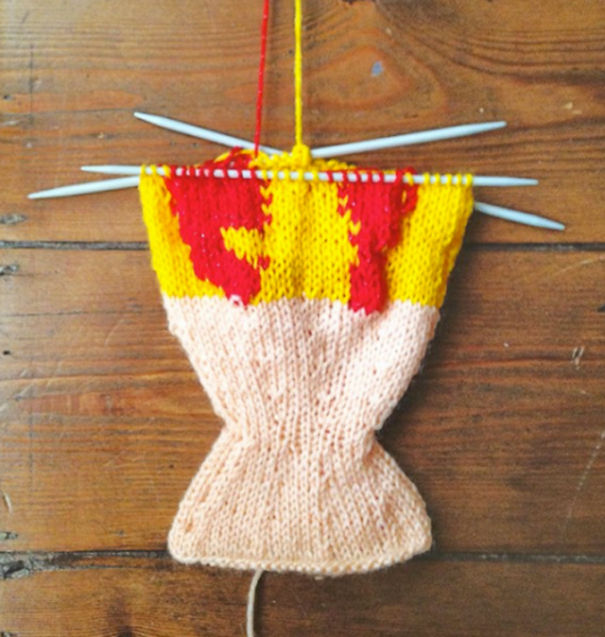 I Am Knitting A Giant Model Of Pee-wee's Playhouse